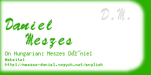 daniel meszes business card